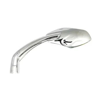 cafe 4 racer - Luca mirror set, 10mm. Chrome, clear glass - MCS Standard mirrors 