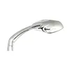 cafe 4 racer - Luca mirror set, 10mm. Chrome, clear glass - MCS Standard mirrors 