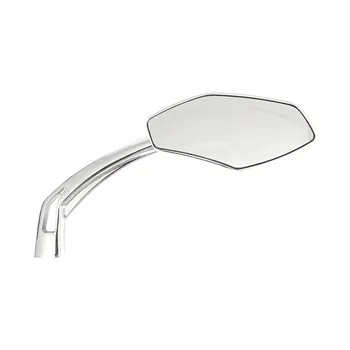 cafe 4 racer - Luca mirror set, 10mm. Chrome, clear glass - MCS Standard mirrors 