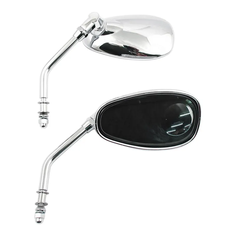 cafe 4 racer - Blind Spot mirror set. Chrome - MCS Standard mirrors 