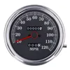 cafe 4 racer - FL speedometer, 85-up face, black. 2:1 MPH - MCS Analog speedometers 