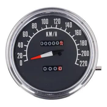 cafe 4 racer - Stoker, electronic speedometer. 60mm. Black face - MCS Analog speedometers 