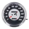 cafe 4 racer - FL speedometer, 46-47 face, silver/black. 2:1 KMH - MCS Analog speedometers 