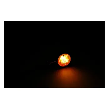 cafe 4 racer - Arizona, halogenové směrovky. Chrom. 20mm dřík - MCS Standardní ukazatele směru 