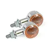 cafe 4 racer - Arizona, halogen turn signals. Chrome. 20mm stem - MCS Standard indicators 