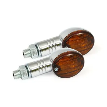cafe 4 racer - Bullet Atto LED-indicator from Kellermann, black, clear lens - Kellermann Standard indicators 