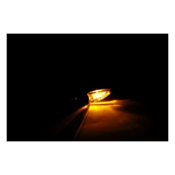 cafe 4 racer - ARROW MINI TURN SIGNAL, BLACK. SMOOTH - MCS Standard indicators 