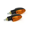 cafe 4 racer - ARROW MINI TURN SIGNAL, BLACK. SMOOTH - MCS Standard indicators 