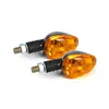 cafe 4 racer - Little Duke, mini turn signals. Black - MCS Standard indicators 