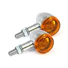 cafe 4 racer - Mini Bullet, halogen turn signals. Chrome, grooved - MCS Standard indicators 