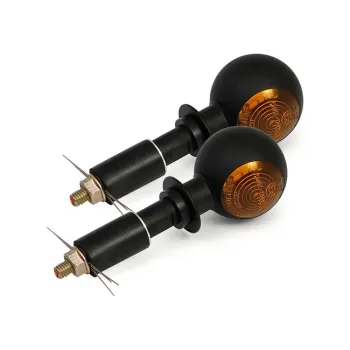 cafe 4 racer - Highsider Mono LED Turn Signal chrome - Highsider Bar end indicators 4054783024582