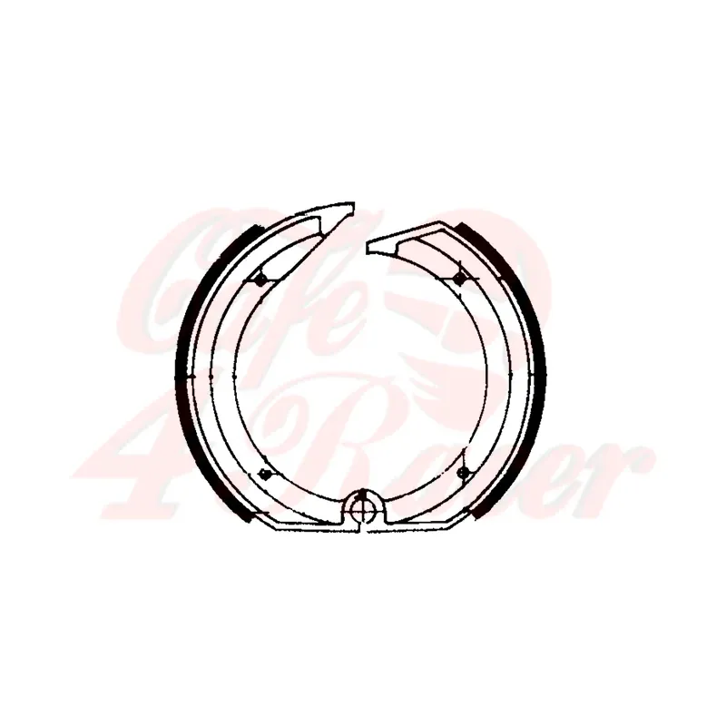 cafe 4 racer -  FERODO Brake shoes FSB 805 BMW K75S K75 - FERODO Break discs & pads & lines 5016687054408