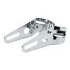 cafe 4 racer - Frisco basic universal headlight brackets CHROME 37-42MM - MCS Headlights  brackets & holders   
