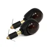 Full size Bulls-Eye, in-bar turn signals. Black. Smoke lens