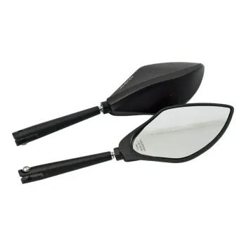 cafe 4 racer - NESS DIE-CAST CHROME OVAL STEPPED MIRROR - ARLEN NESS Standard mirrors 