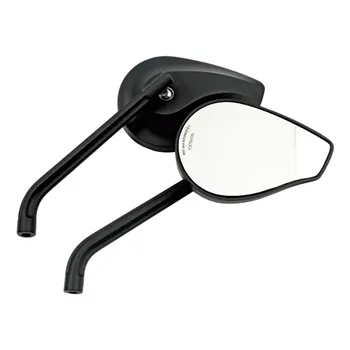 cafe 4 racer - Mirror set Phoenix 1. Black - MCS Standard mirrors 