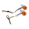 cafe 4 racer - Midi bullet turn signals. Chrome - MCS Standard indicators 