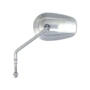 cafe 4 racer - Súprava zúžených zrkadiel Riptide, dlhý driek. Chróm - MCS Štandardné zrkadlá 