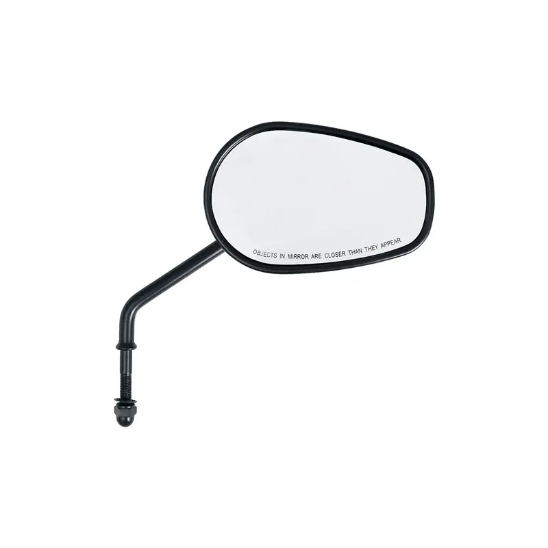 Riptide tapered mirror set, long stem. Black