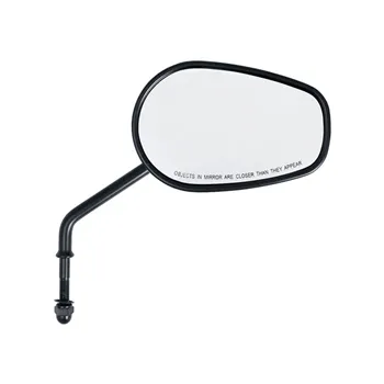 Riptide tapered mirror set, long stem. Black
