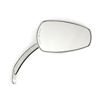 Slipstream mirror set. Curved stem, chrome