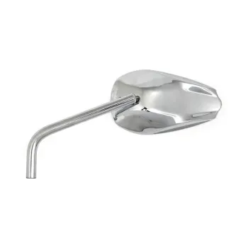 cafe 4 racer - Streamline mirror set. Chrome - MCS Standard mirrors 
