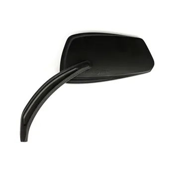 cafe 4 racer - Trooper mirror set. Matte Black - MCS Standard mirrors 