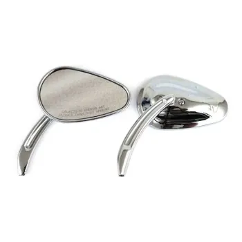 cafe 4 racer - Kuryakyn, Teardrop mirror set. Satin black - KURYAKYN Standard mirrors 