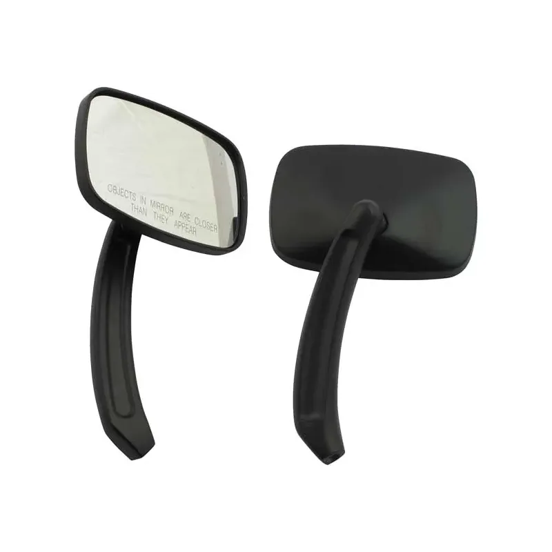 cafe 4 racer - SQUARE DOC MIRROR SET - MCS Standard mirrors 