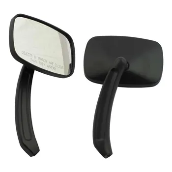 cafe 4 racer - SQUARE DOC MIRROR SET - MCS Standard mirrors 