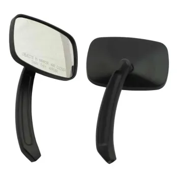 cafe 4 racer - SQUARE DOC MIRROR SET - MCS Standard mirrors 
