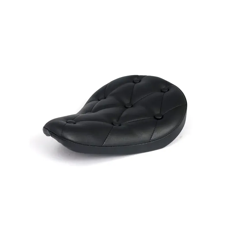 cafe 4 racer - Fitzz, custom solo seat. Black/rivets. Small. 4cm thick - MCS Bobber Solo Seats 