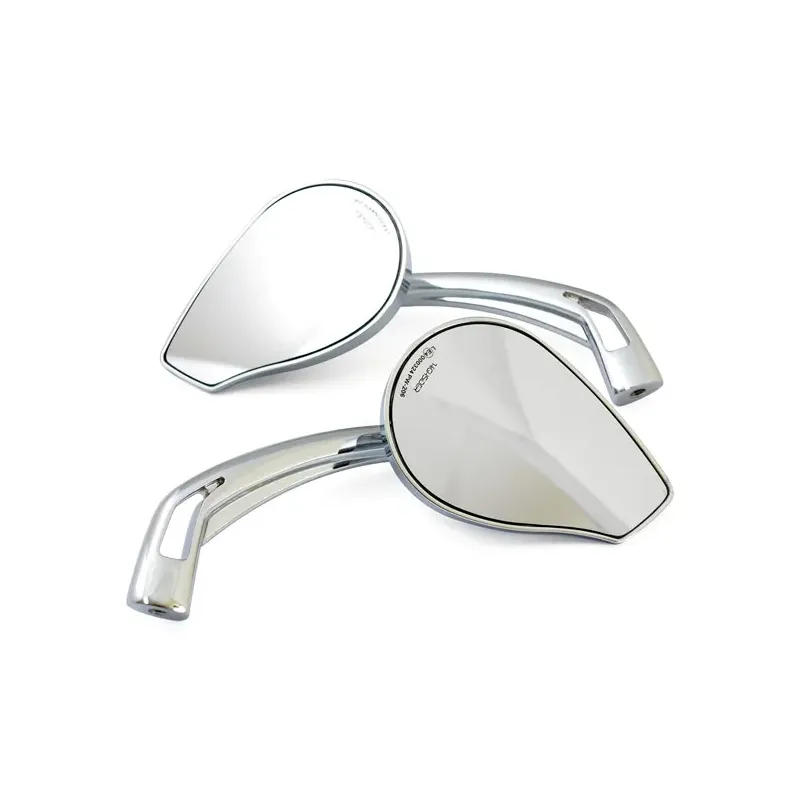 cafe 4 racer - Mirror set Phoenix 2. Chrome - MCS Standard mirrors 