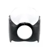 cafe 4 racer - Cafe racer style mini fairing. Black - MCS Front Headlamp Masks 