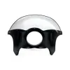 cafe 4 racer - Cafe racer style mini fairing. Black - MCS Front Headlamp Masks 