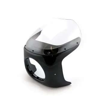 cafe 4 racer - Mid-size Headlamp fairing for side-mount 7" headlamps - MCS Front Headlamp Masks 