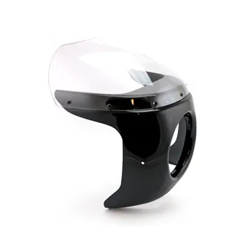 cafe 4 racer - Mid-size Headlamp fairing for side-mount 7" headlamps - MCS Front Headlamp Masks 