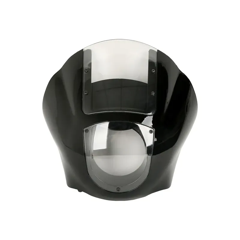 cafe 4 racer - Quarter fairing kit, with clear windshield - MCS Front Headlamp Masks 