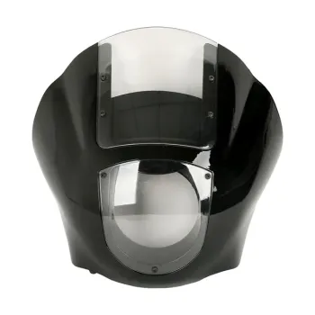 cafe 4 racer - Quarter fairing kit, with clear windshield - MCS Front Headlamp Masks 