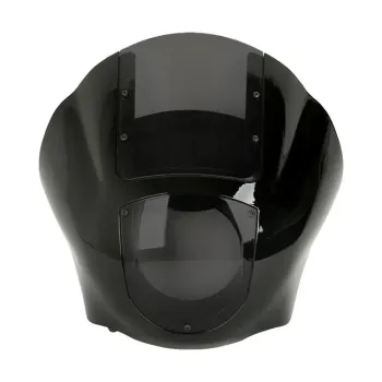 cafe 4 racer - Quarter fairing kit, with dark tinted windshield - MCS Front Headlamp Masks 