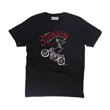 cafe 4 racer - Loser Machine Four Stroke t-shirt white - Loser Machine Company T-Shirts 