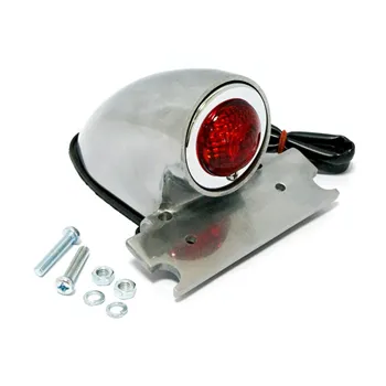 cafe 4 racer - Sparto taillight, polished - MCS Bulb rear lights 