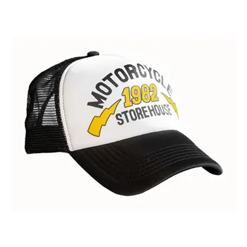 cafe 4 racer - MCS 1982 Trucker cap black/grey - MCS Šiltovka 