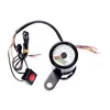 cafe 4 racer - Stoker, electronic speedometer 48mm. Black, white face - MCS Analog speedometers 