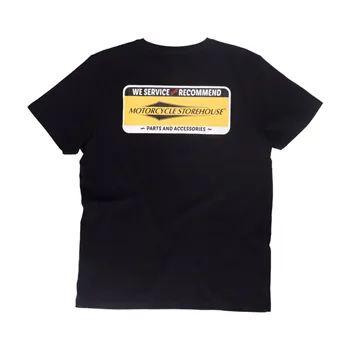 cafe 4 racer - MCS logo T-shirt back artwork - MCS T-Shirts 