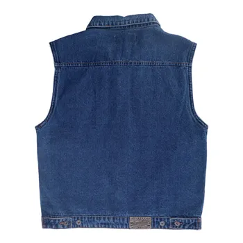 cafe 4 racer - MCS Denim vest dark blue - MCS Vests 