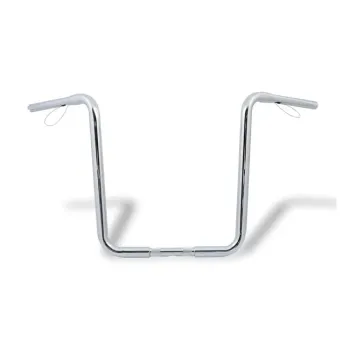 cafe 4 racer - Apehanger handlebar, 18" rise,1" black - MCS H&D & Custom 