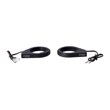 cafe 4 racer - MCS, fork clamp turn signal set. ECE - MCS Special indicators 