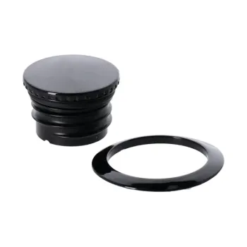 cafe 4 racer - Tank filler cap for Honda motorbikes with quick release machined from billet aluminium, Accossato brand code FC125 - Accossato  Fuel Caps 