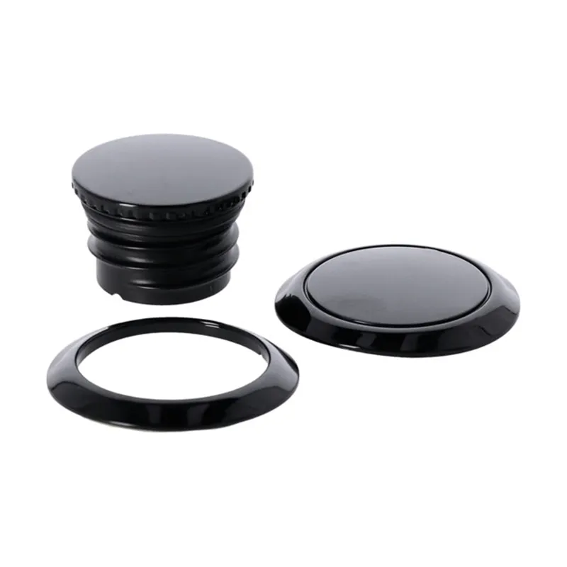 cafe 4 racer - Pop-up gas cap, left & right set. Black - MCS Fuel Caps 